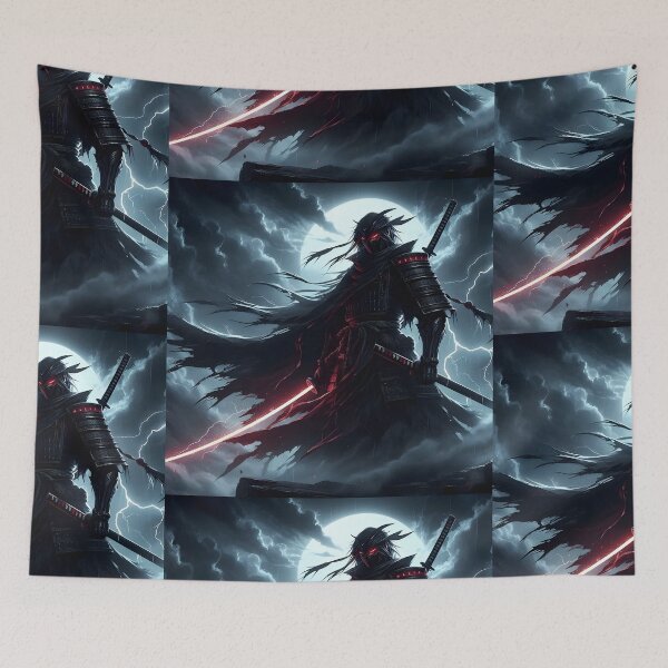 Item preview, Shadow Ronin: Storm-Born Samurai and Crimson Blade designed and sold by MouradStudio.