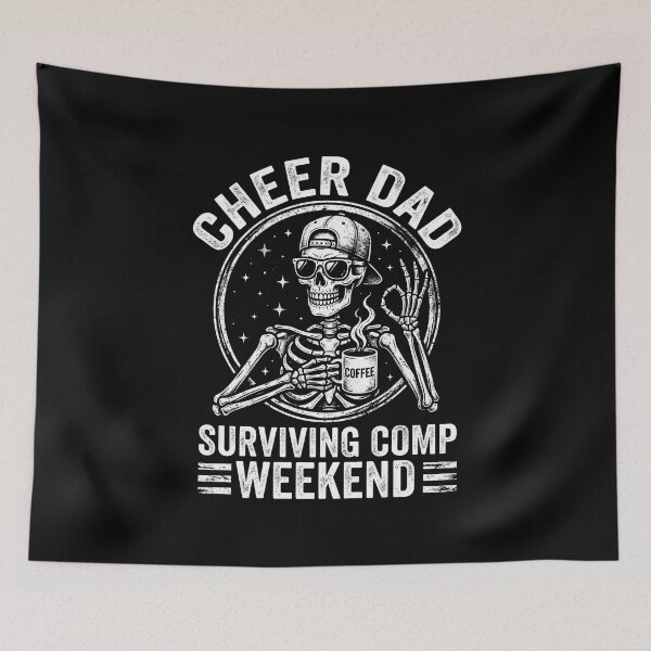 Item preview, Cheer Dad Surviving Competition Weekend Birthday Fathers Day designed and sold by OlakunleOloroz.