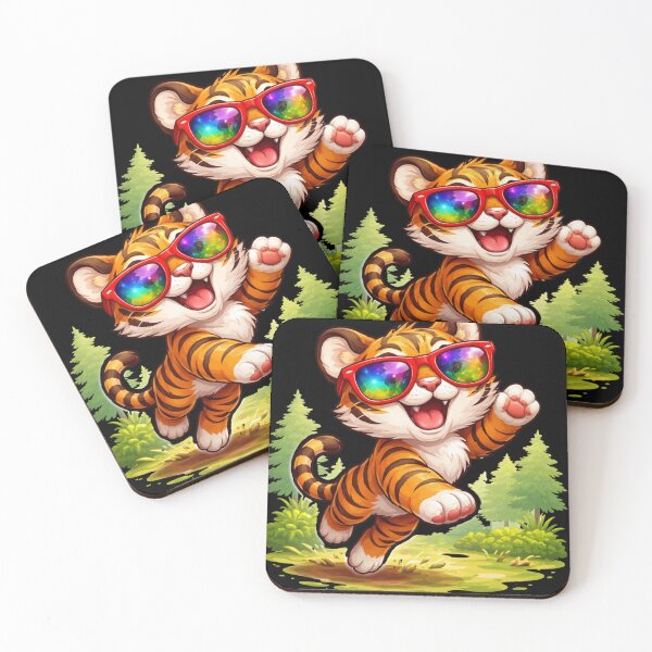 Item preview, Playful Wild Energy Confidence Tiger designed and sold by Cana Creations.