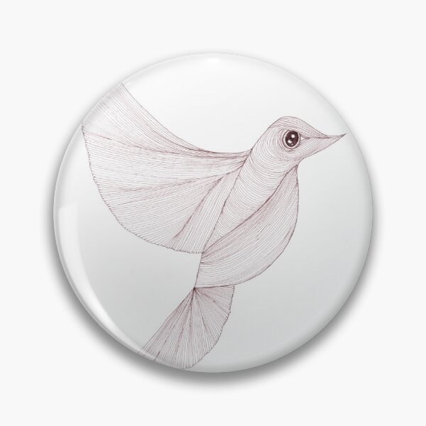 Item preview, stylized bird drawing  designed and sold by Artfulsy.
