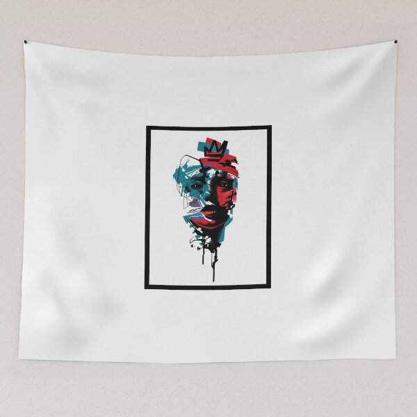 Item preview, Afro Urban Street Art Portrait – African Culture Graffiti Style Illustration designed and sold by Bizertart.