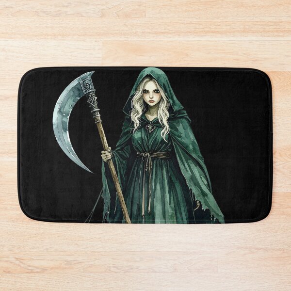 Item preview, Heiress of nature magic, druid woman with scythe designed and sold by LiskoDesign.