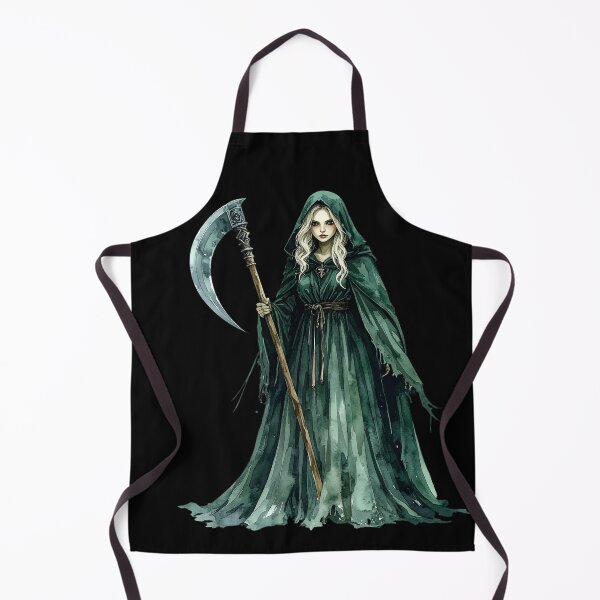 Item preview, Heiress of nature magic, druid woman with scythe designed and sold by LiskoDesign.