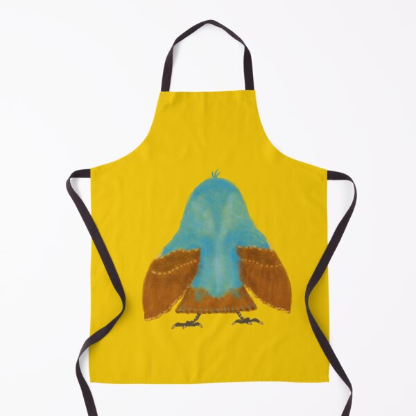 Item preview, The back of a cute blue bird designed and sold by greenPQBstudio.