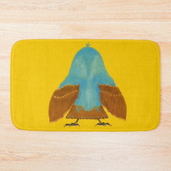 Item preview, The back of a cute blue bird designed and sold by greenPQBstudio.