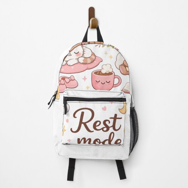 Item preview, Rest Mode Cute Aesthetic Design | Kawaii Sleepy Cat & Bunny Relax Vibes designed and sold by Sanika arts .