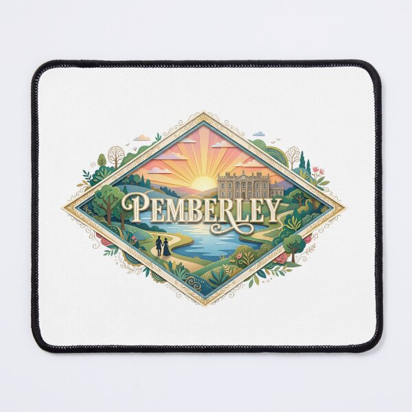 Item preview, Pemberley Pride And Prejudice Jane Austen Estate Art designed and sold by Fenay Designs.