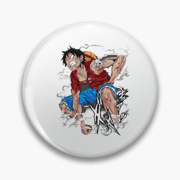 Item preview, Battle Damage Luffy Anime Art designed and sold by Snowdog-Art.