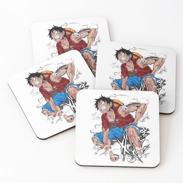 Item preview, Battle Damage Luffy Anime Art designed and sold by Snowdog-Art.