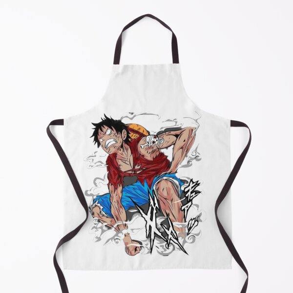 Item preview, Battle Damage Luffy Anime Art designed and sold by Snowdog-Art.