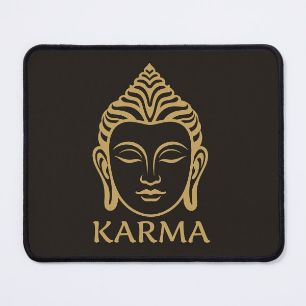 Item preview, Golden Buddha Head Karma – Sacred Zen Gold Edition designed and sold by YogaMEHappy.