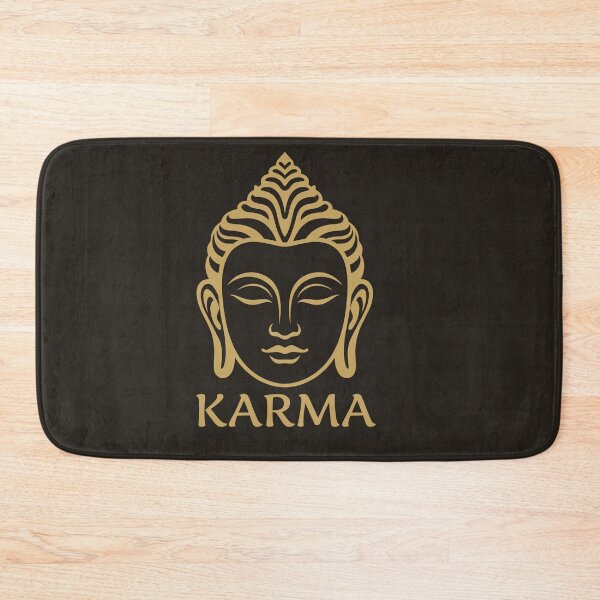 Item preview, Golden Buddha Head Karma – Sacred Zen Gold Edition designed and sold by YogaMEHappy.