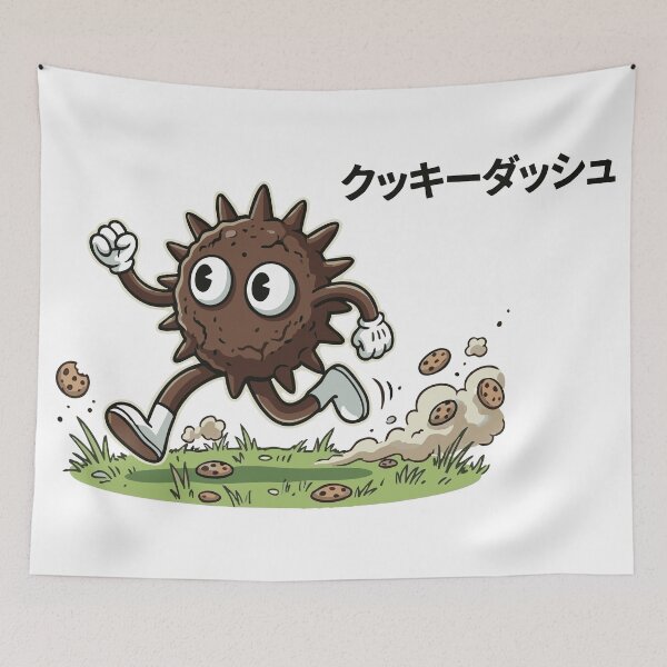 Item preview, Cookie Dash クッキーダッシュ Retro Japanese Streetwear designed and sold by BambaKchula.