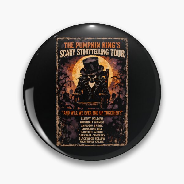 Item preview, Pumpkin King Worn Vector Spooky Story Tour Poster designed and sold by agearb.