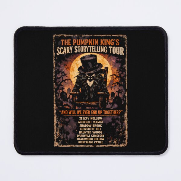 Item preview, Pumpkin King Worn Vector Spooky Story Tour Poster designed and sold by agearb.