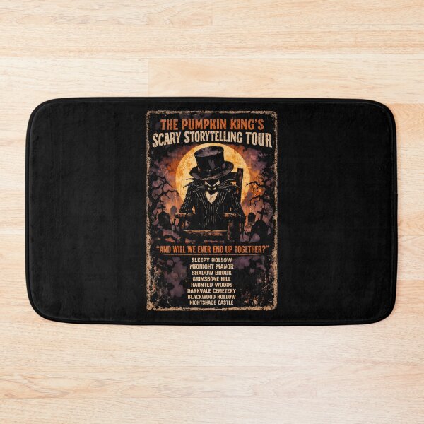 Item preview, Pumpkin King Worn Vector Spooky Story Tour Poster designed and sold by agearb.