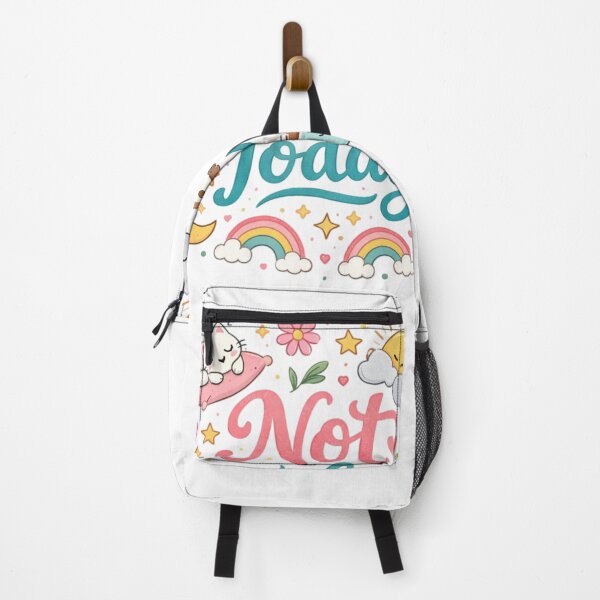 Item preview, Not Today Cute Aesthetic Design | Lazy Mood Funny Quote Illustration designed and sold by Sanika arts .