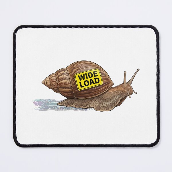 Item preview, Wide Load Giant African Land Snail Warning designed and sold by Petzzz.