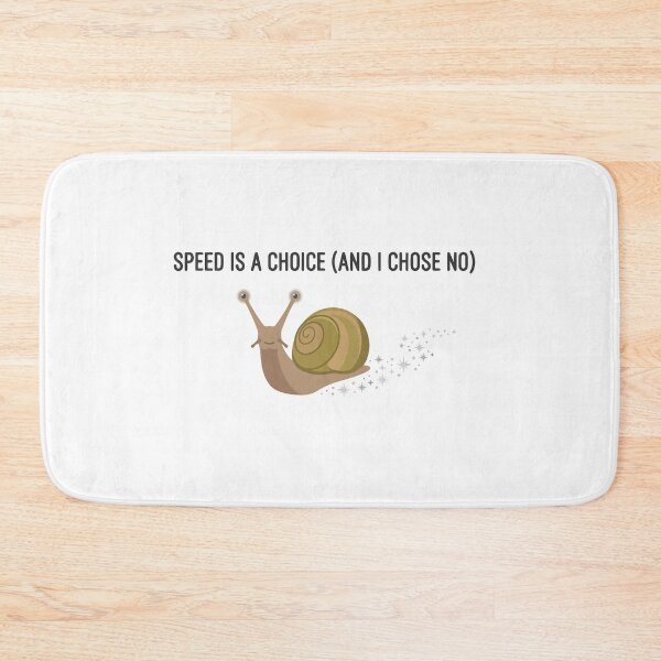 Item preview, Speed Is A Choice African Land Snail Quote designed and sold by Petzzz.