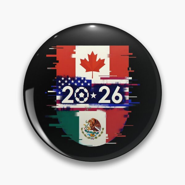 Item preview, Glitched United 2026 - North America Emblem Cup designed and sold by dudelinart.