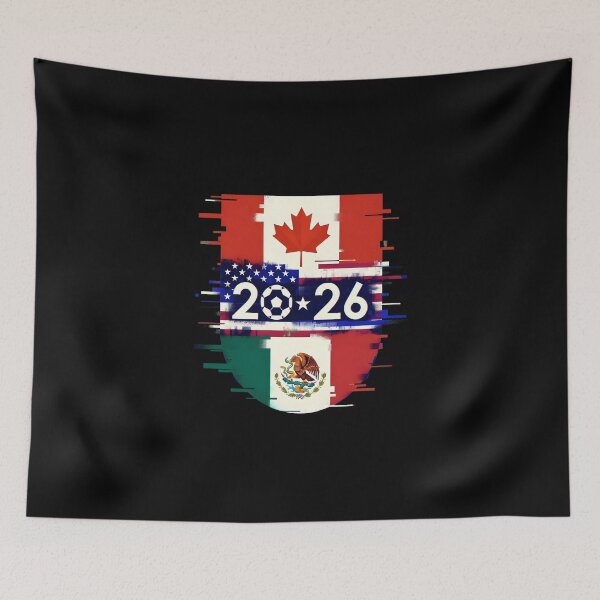 Item preview, Glitched United 2026 - North America Emblem Cup designed and sold by dudelinart.