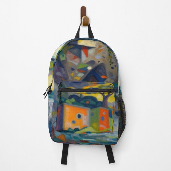 Item preview, Colorful surreal waterfall landscape in inspired Renoir impressionist style designed and sold by FotoworldEdel.