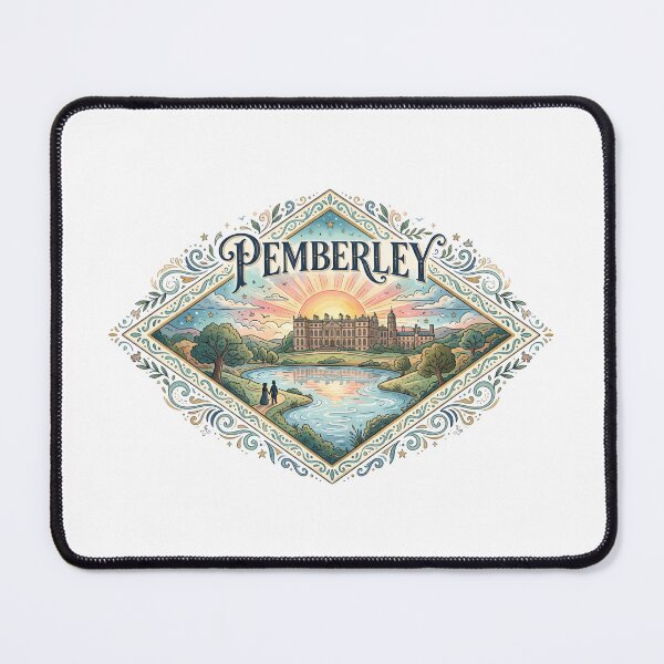 Item preview, Pemberley Sunset Landscape Pride And Prejudice Romance designed and sold by Fenay Designs.
