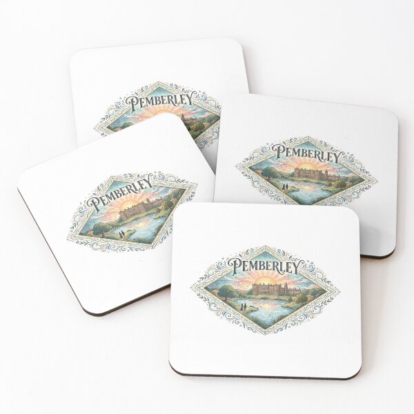 Item preview, Pemberley Sunset Landscape Pride And Prejudice Romance designed and sold by Fenay Designs.