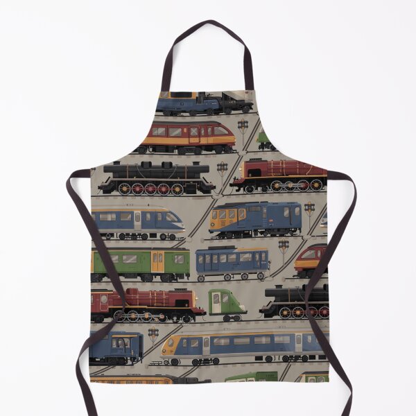 Item preview, Vintage & Modern Trains Seamless Pattern designed and sold by Midnight Veil Designs.
