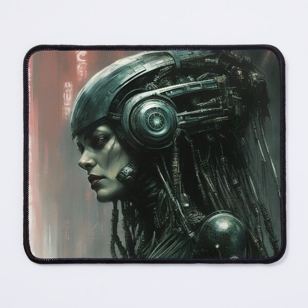 Item preview, Futuristic Transhumanism Art designed and sold by FunkyPunkz.
