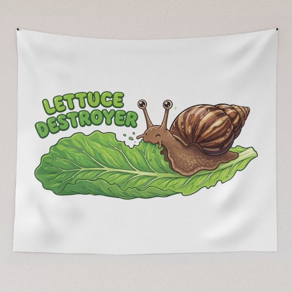 Item preview, Lettuce Destroyer Giant African Land Snail designed and sold by Petzzz.
