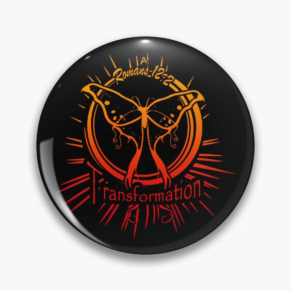 Item preview, Butterfly Transformation Romans 12:2 | Easter Resurrection Christian Line Art | Good Friday Faith Design | Red and Yellow Warm color designed and sold by ZechJohnRB.