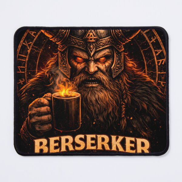 Item preview, Viking Coffee Warrior – Berserker Runs on Coffee Art designed and sold by Runes & Embers .