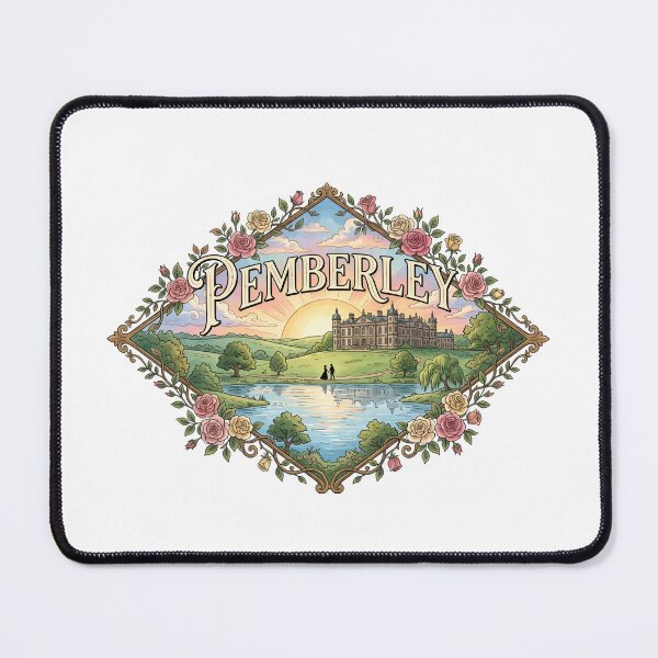 Item preview, Pemberley Rose Frame Pride And Prejudice Estate Art designed and sold by Fenay Designs.