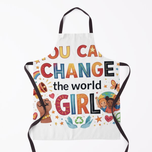 Item preview, Empowerment Girl Power Typography Design | You Can Change The World Feminist Quote | Motivational Women Graphic Tee designed and sold by GloboStyle Design .