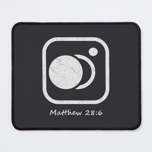 Item preview, Minimal Camera or instagram look alike Empty Tomb | Matthew 28:6 Easter Christian Design | White designed and sold by ZechJohnRB.