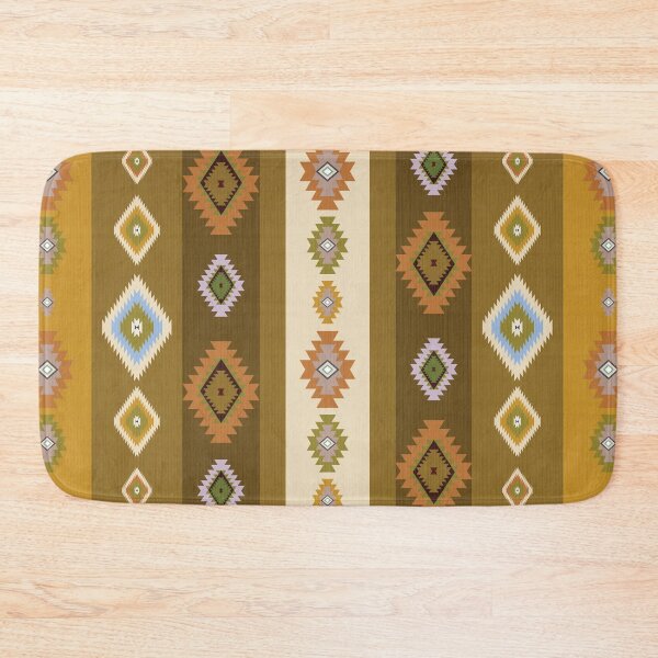 Item preview, Southwestern style carpet and area rug inspired by Native American and American West design traditions. designed and sold by Line-Aura.