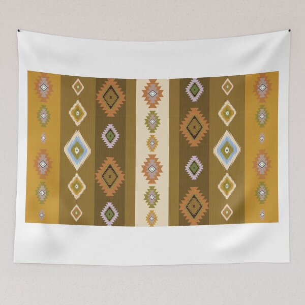 Item preview, Southwestern style carpet and area rug inspired by Native American and American West design traditions. designed and sold by Line-Aura.
