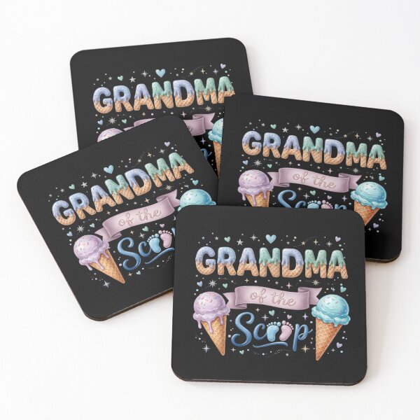 Item preview, Grandma of the Scoop | Cute Gender Reveal Ice Cream Design designed and sold by Fateh-Kro ⭐⭐⭐⭐⭐.