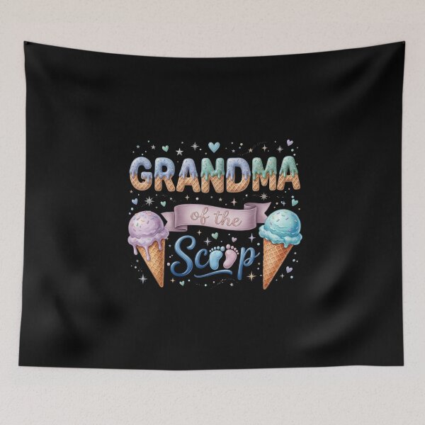 Item preview, Grandma of the Scoop | Cute Gender Reveal Ice Cream Design designed and sold by Fateh-Kro ⭐⭐⭐⭐⭐.