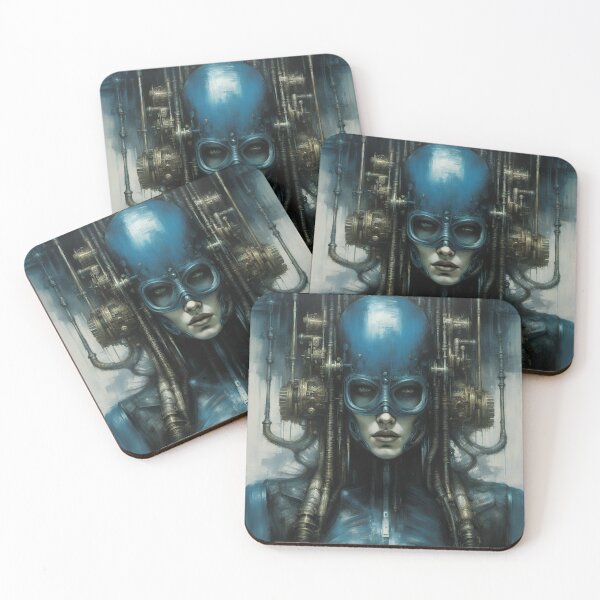 Item preview, Futuristic Transhumanism Art designed and sold by FunkyPunkz.