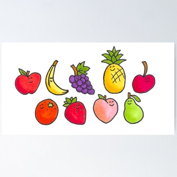 Item preview, Happy Fruit designed and sold by Cora Worthington Art.