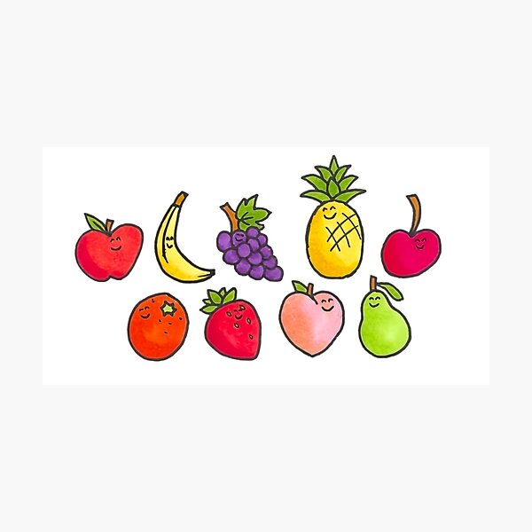 Item preview, Happy Fruit designed and sold by Cora Worthington Art.