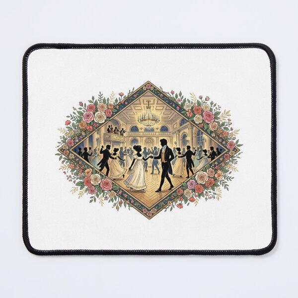 Item preview, Pride And Prejudice Regency Ball Floral Dance Art designed and sold by Fenay Designs.