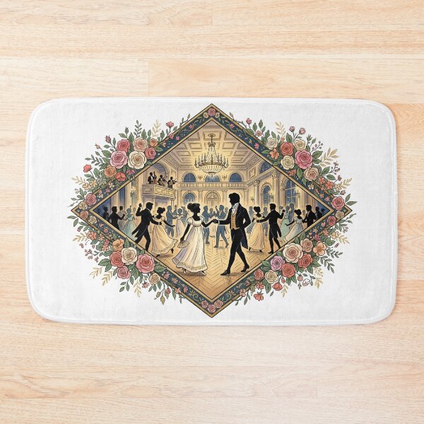 Item preview, Pride And Prejudice Regency Ball Floral Dance Art designed and sold by Fenay Designs.