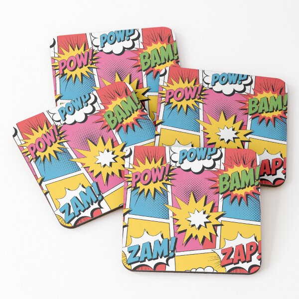 Item preview, Comic Book POW! BAM! ZAP! Seamless Pattern designed and sold by Midnight Veil Designs.