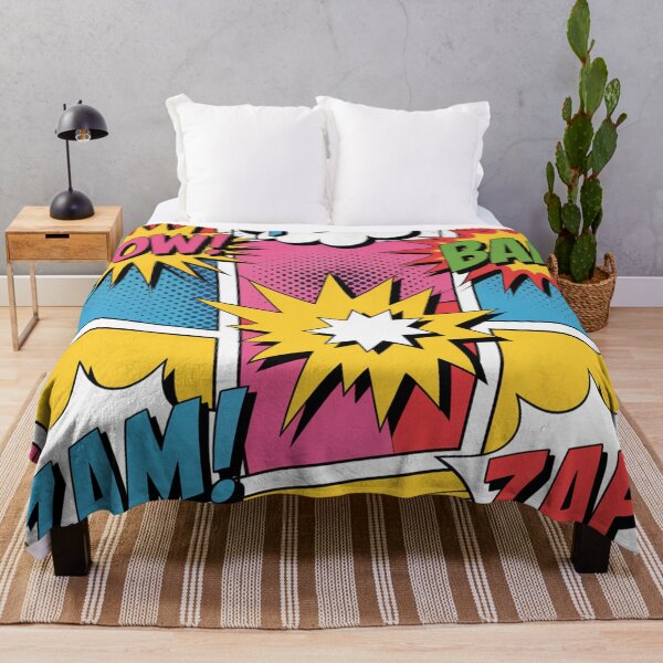 Item preview, Comic Book POW! BAM! ZAP! Seamless Pattern designed and sold by Midnight Veil Designs.