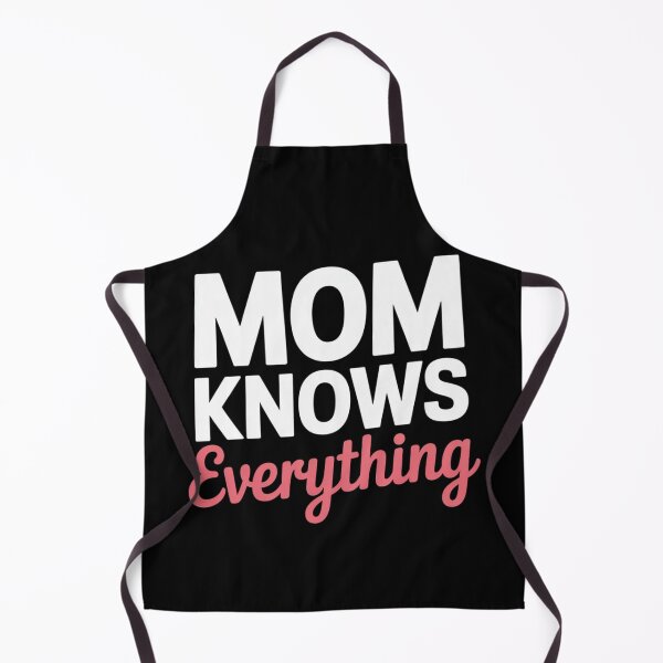 Item preview, Mom Knows Everything Funny Mother’s Day Quote Typography designed and sold by HumanMess.