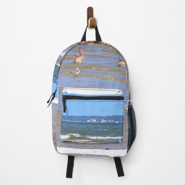 Item preview, Seabirds Gather on Hilton Head Shore designed and sold by LisaWootenPhoto.