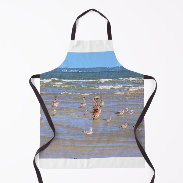 Item preview, Seabirds Gather on Hilton Head Shore designed and sold by LisaWootenPhoto.